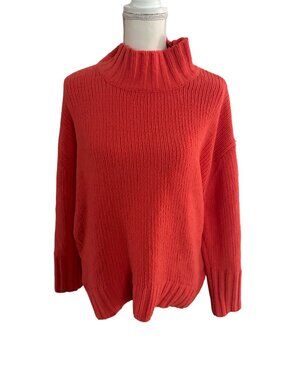 PHILOSOPHY Red Chenille Womens Sweater Size XL